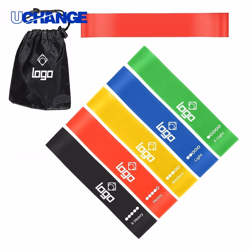 Fitness Resistance Loop Exercise Bands Set with Bag
