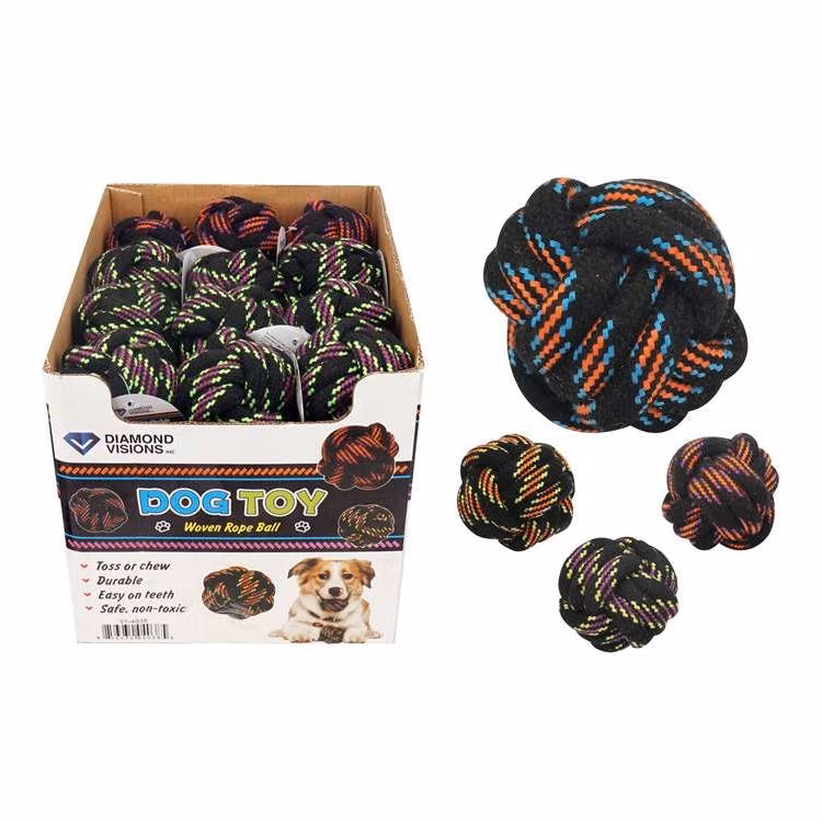 Woven Rope Dog Toy Balls