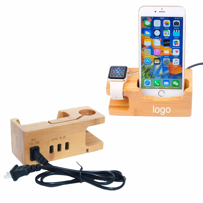 Bamboo Charging Station Dock