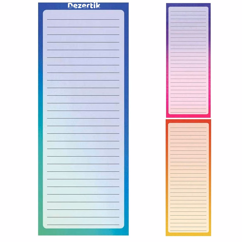 Magnetic Fridge Notepads for To-Do Lists Grocery