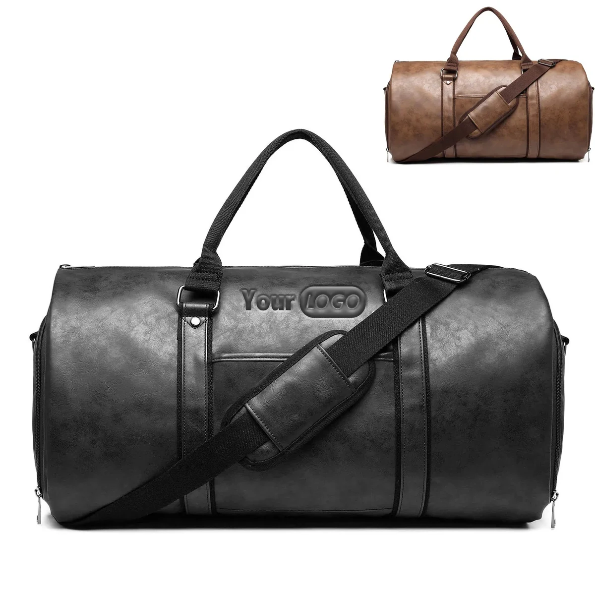 Travel Leather Luggage Bag 1