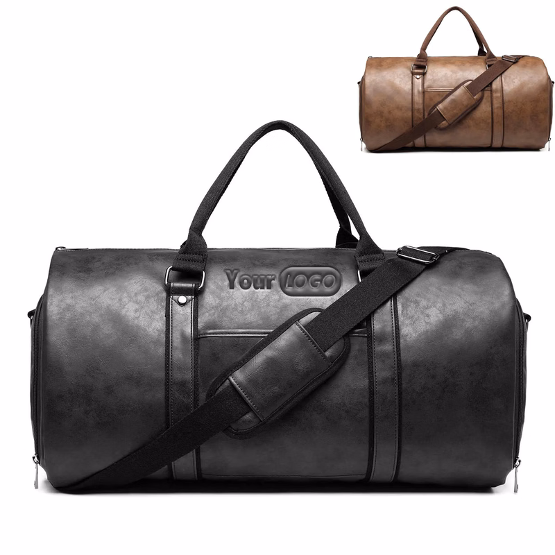 Travel Leather Luggage Bag