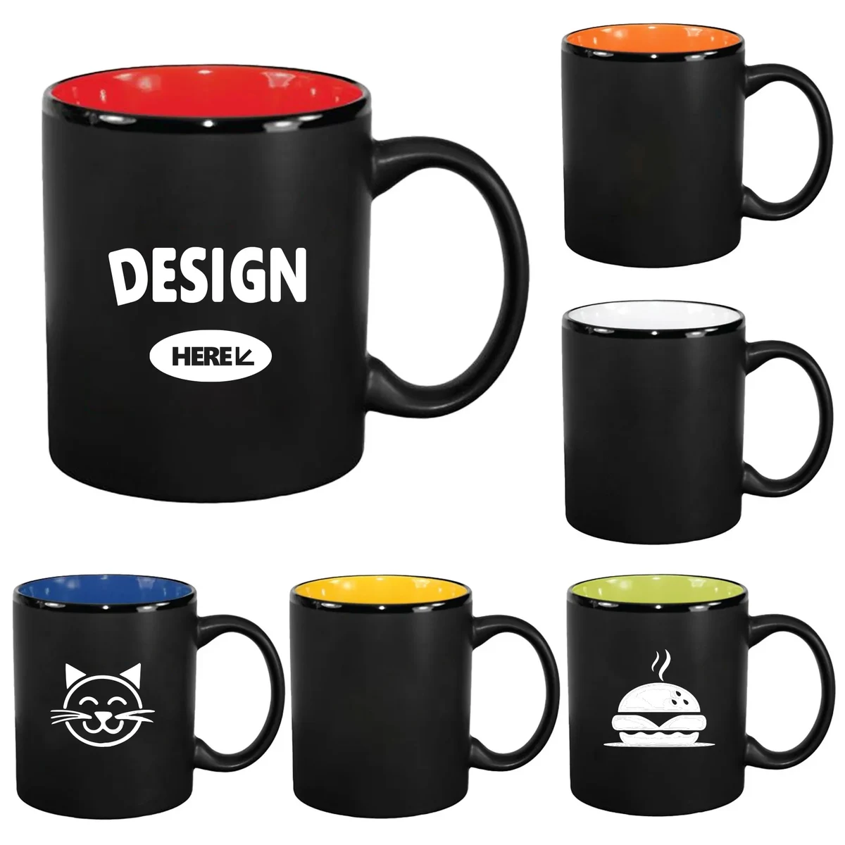14oz Ceramic Coffee Mug MOQ100PCS 1