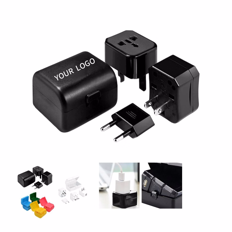 Durable PC ABS Travel Adapter for Multiple Outlets