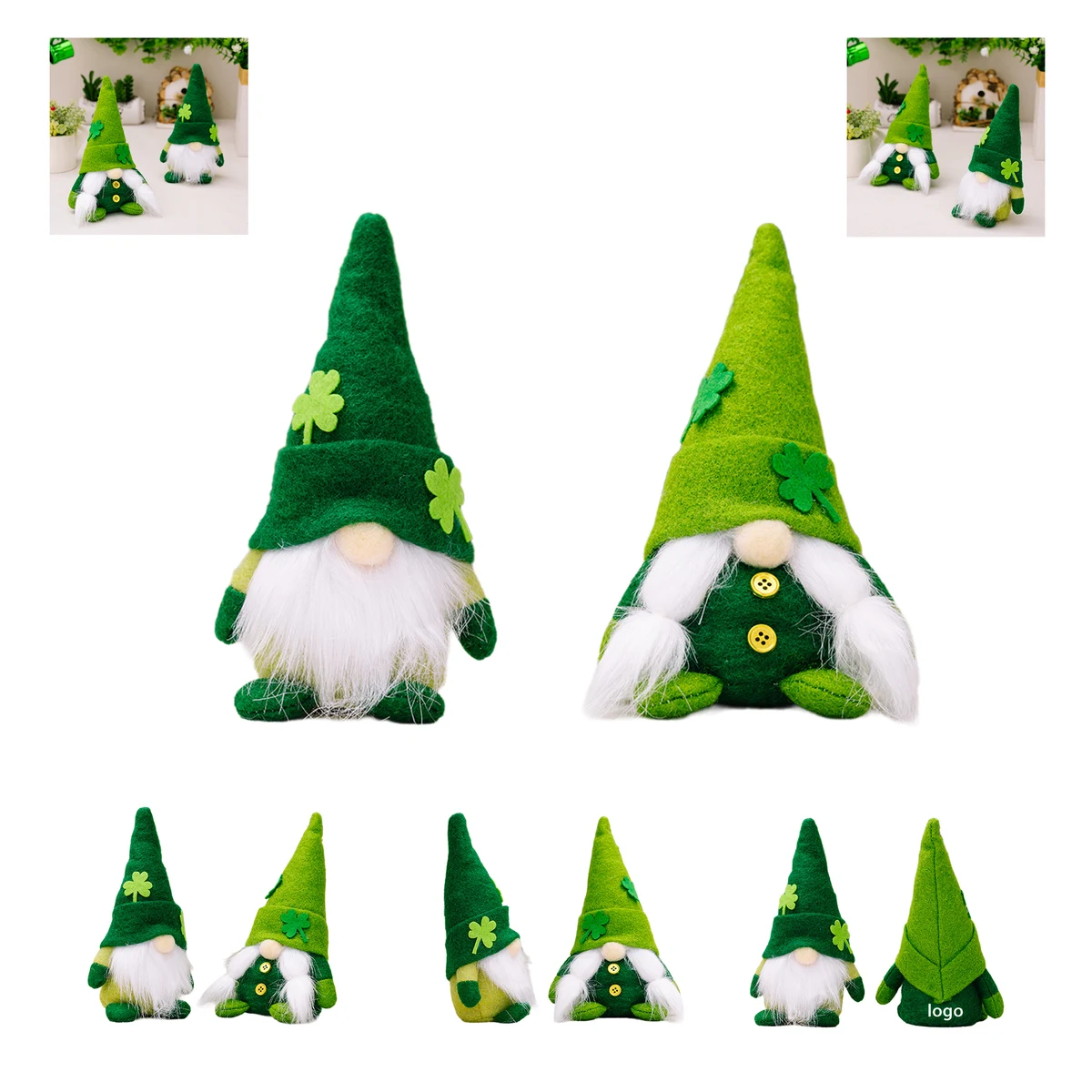 St Patricks Day Decorations Stuffed Plush Figurine 1