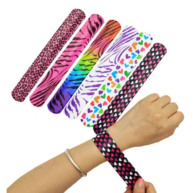 Full Color PVC Reflective Slap Wristband 1