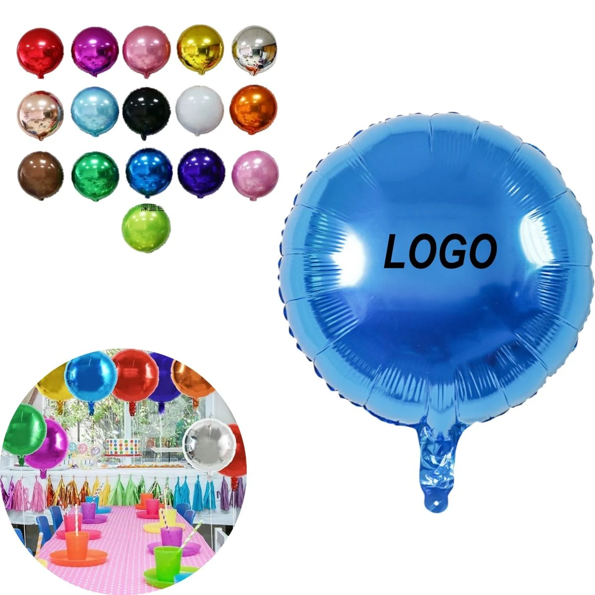 18" Round Aluminum Film Balloon 1