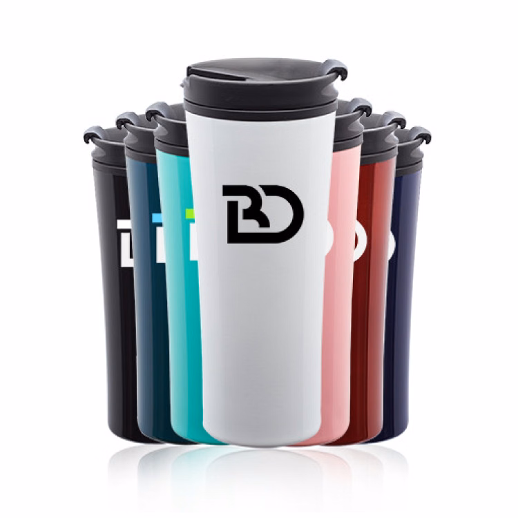 16 oz. Travel Mugs with Silicone Seal