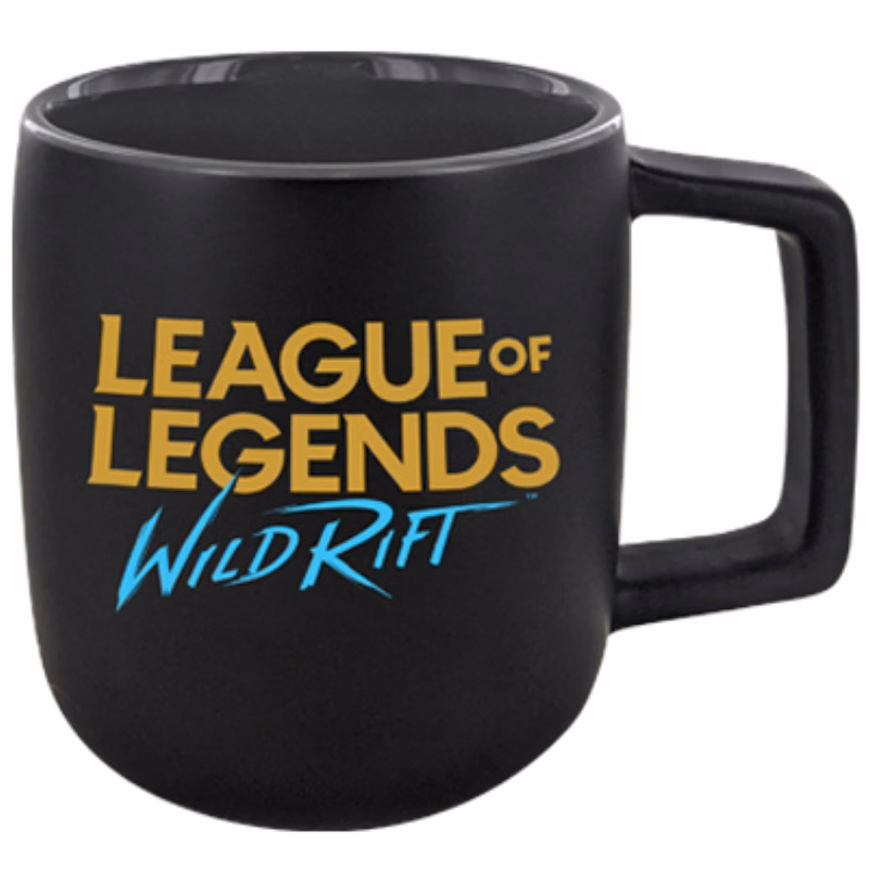 14 oz Spartan Black Silk Matte Out Dark Grey In Ceramic Coffee Mug