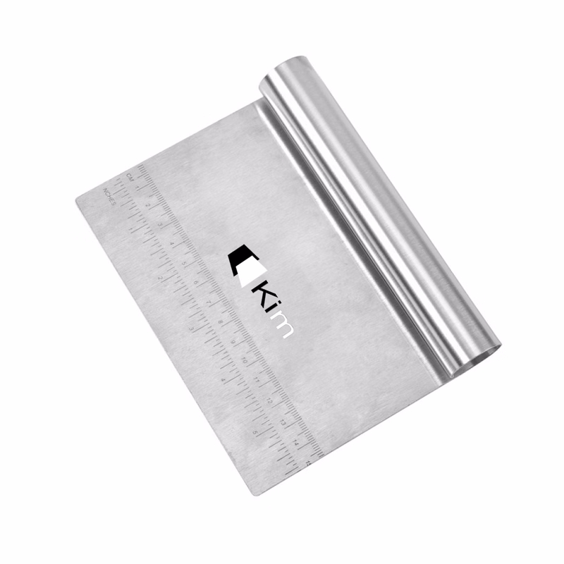 Graduated Stainless Steel Dough Cake Cream Scraper