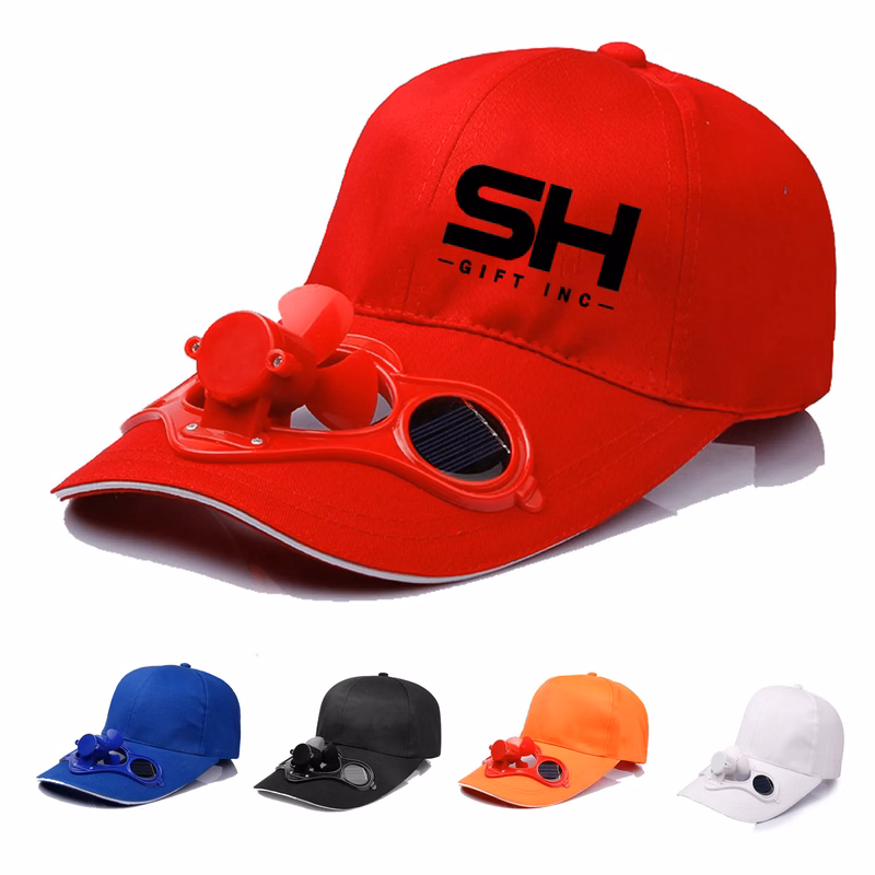 Solar Powered Fan Baseball Hat