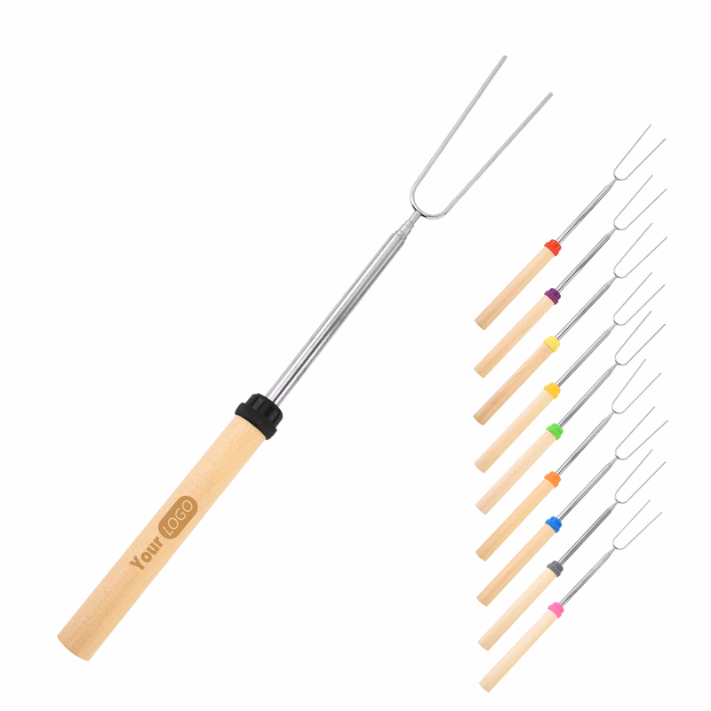 Extendable Stainless Steel Roasting Fork
