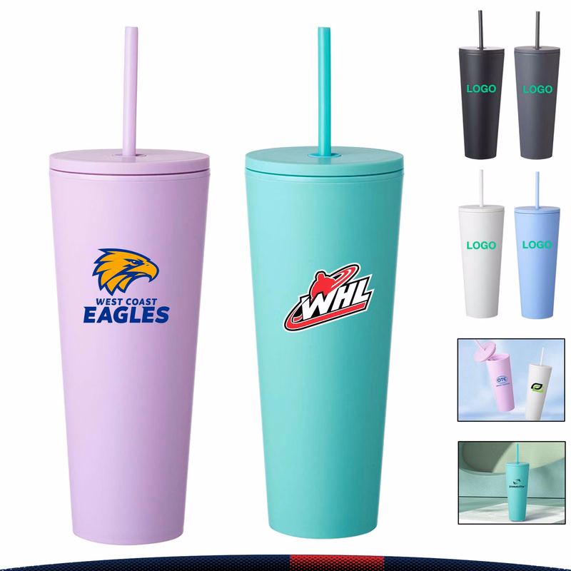 24 oz. Lestra Plastic Tumblers