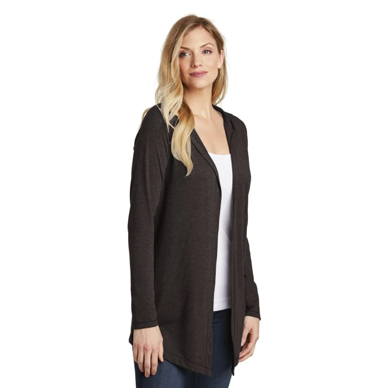 District Women's Perfect Tri Hooded Cardigan. 1