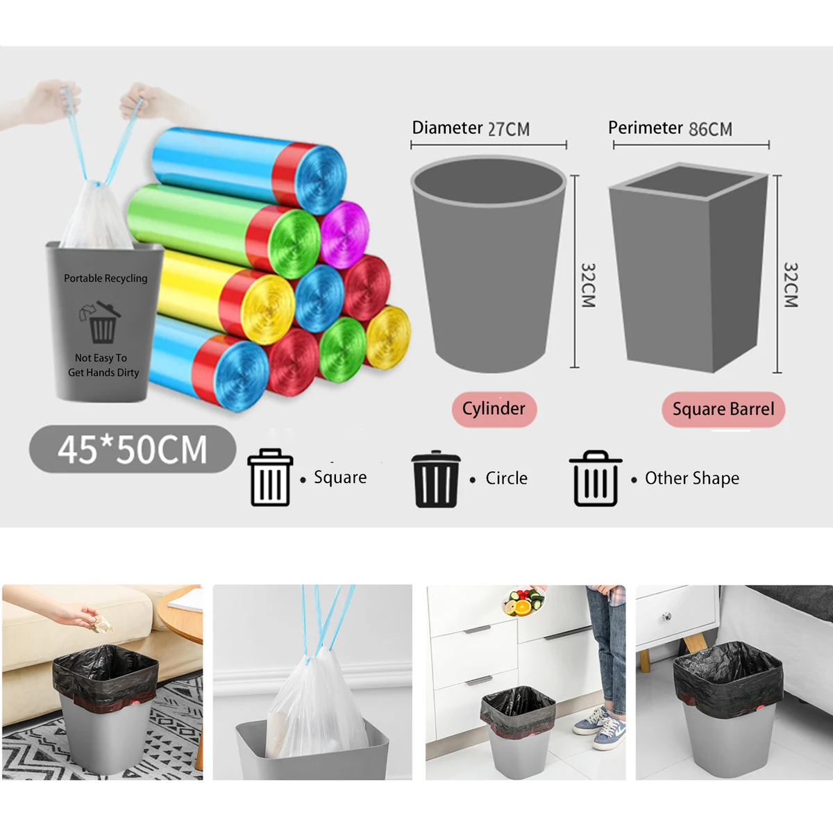 Bathroom Garbage Bags 1