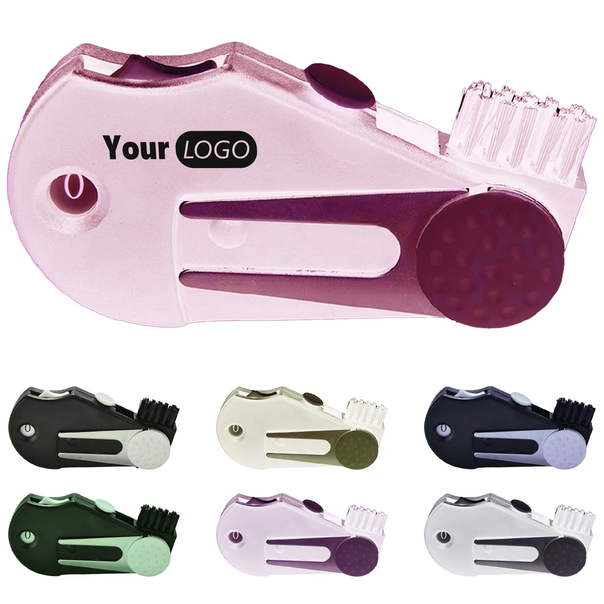 Plastic Five In One Tool Fork Green 1