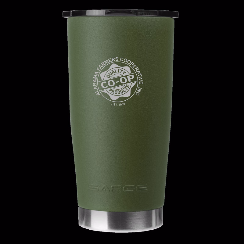 20oz Green Gator Coated Desert Cup