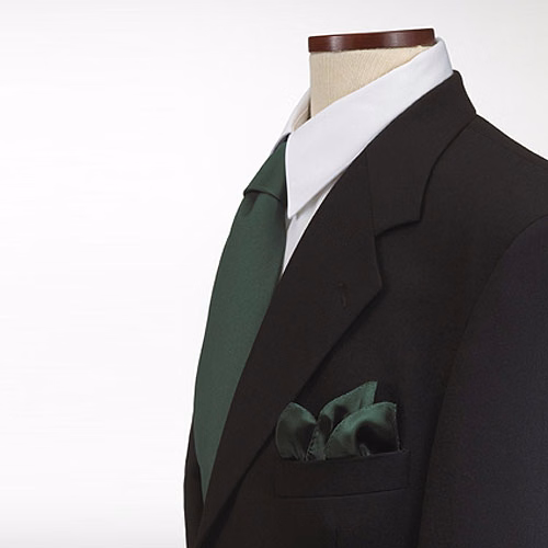 Hunter Green Pocket Squares Poly
