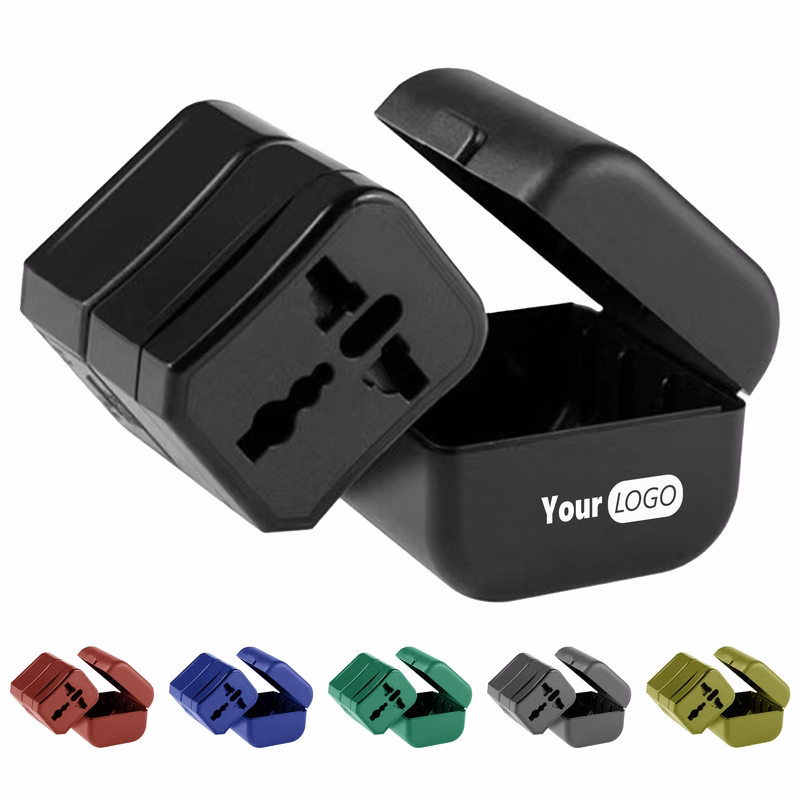 Plastic Compact Universal Travel Adapter Kit