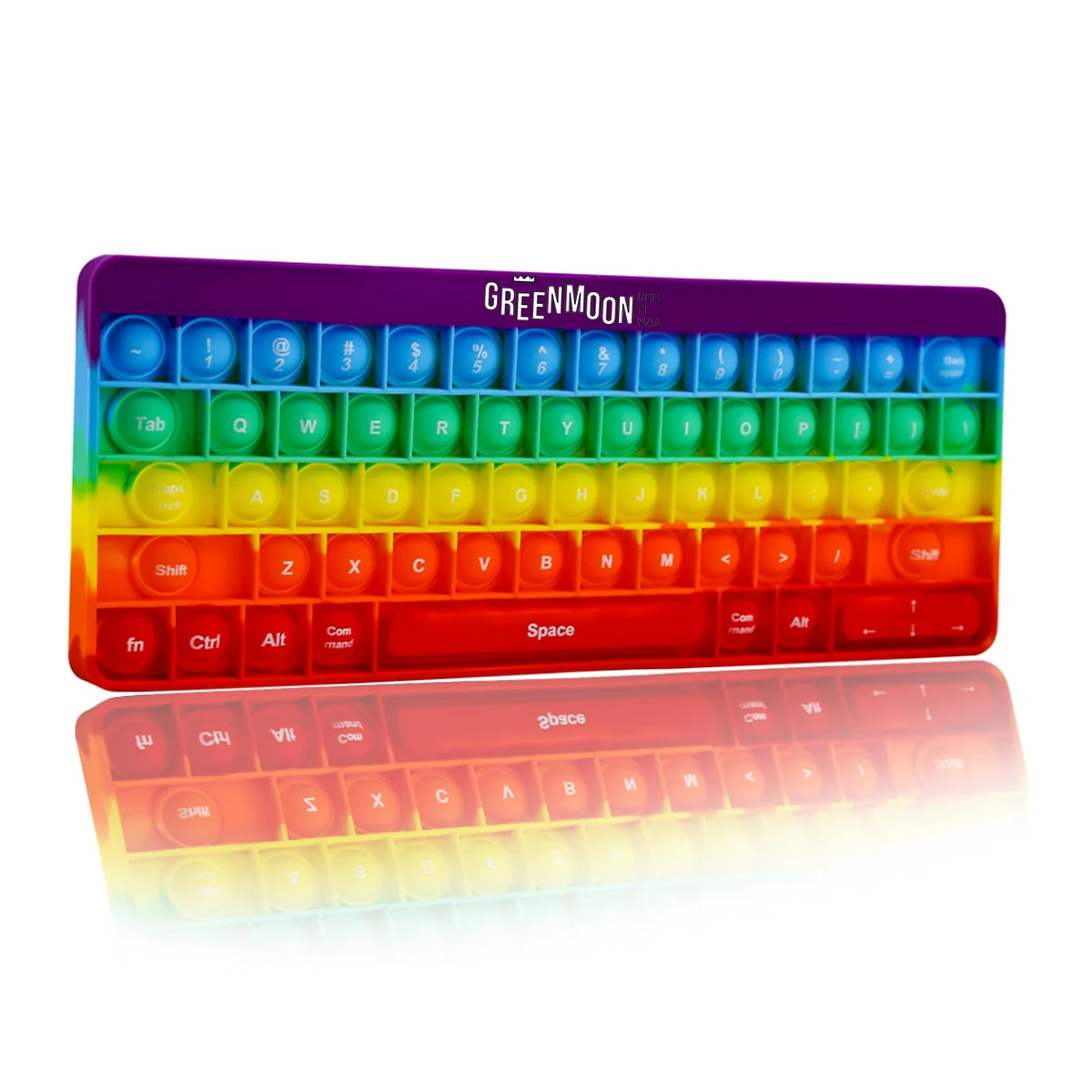 Large Size Keyboard Shape Silicone Fidget Toy 1