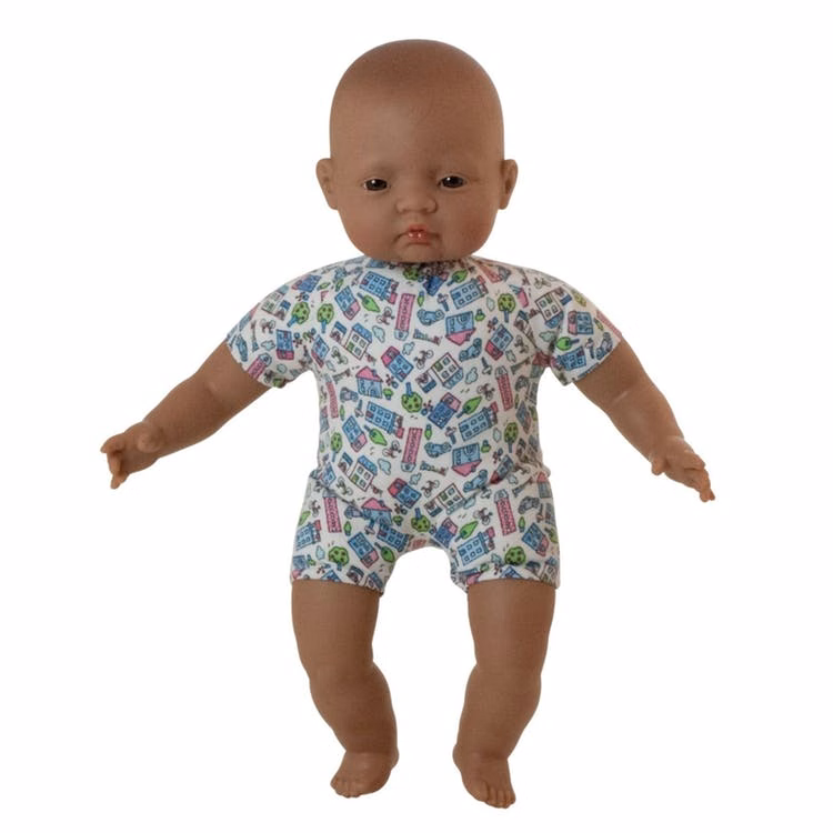 Soft Body Baby Dolls - Brown Eyes Neighborhood Print