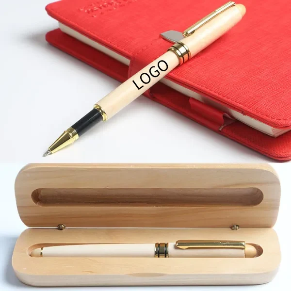 Maple Wood Fountain Pen Gift Box 1