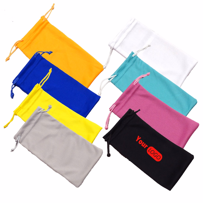 Pouch Ultra-Soft Microfiber Eyeglass with Drawstring Closure