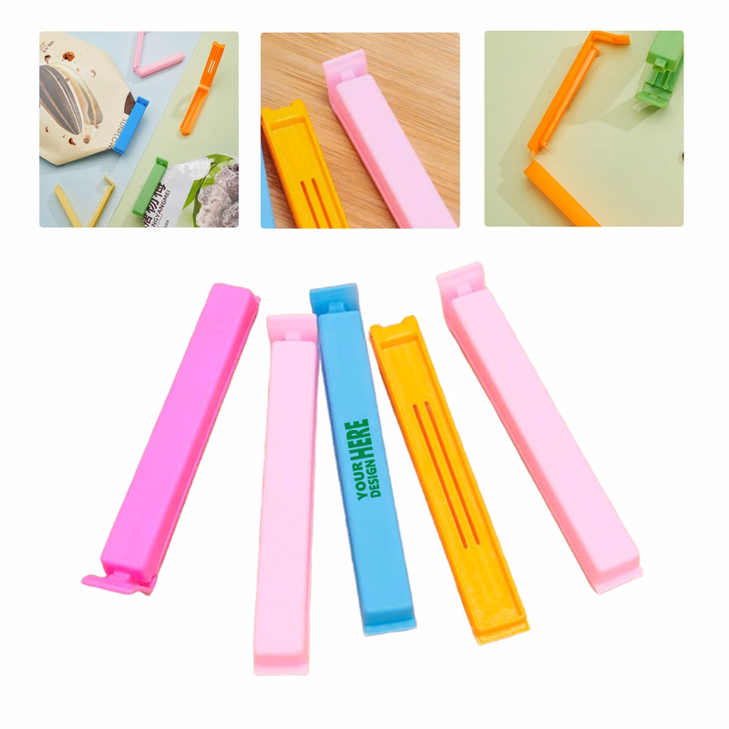MOQ 50 Food Preservation Plastic Clips for Snacks Coffee Tea Bags