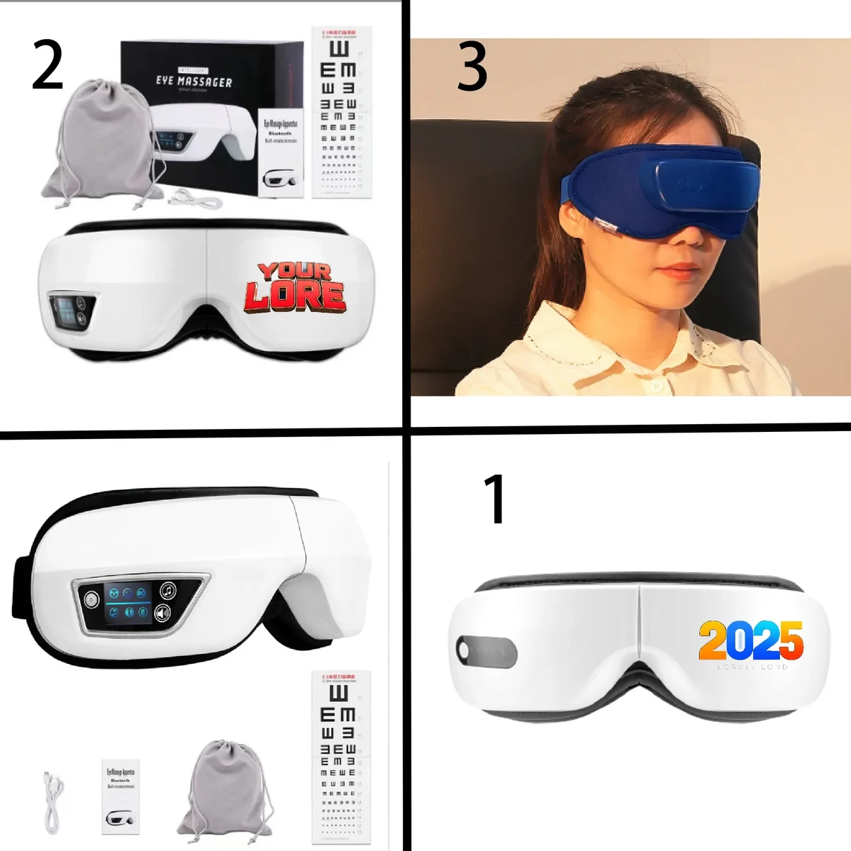 Eye Music Massager One to three generations 1