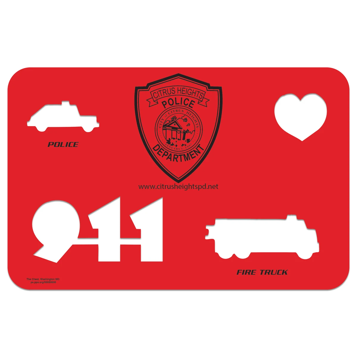 911 Poly Stencil 1
