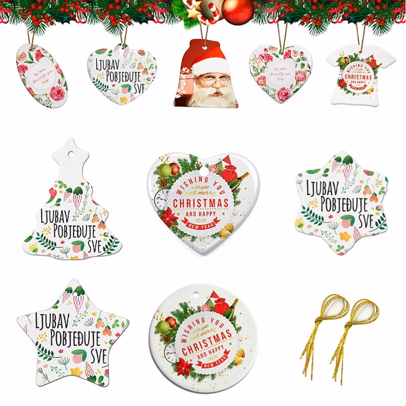 Round Ceramic Ornament