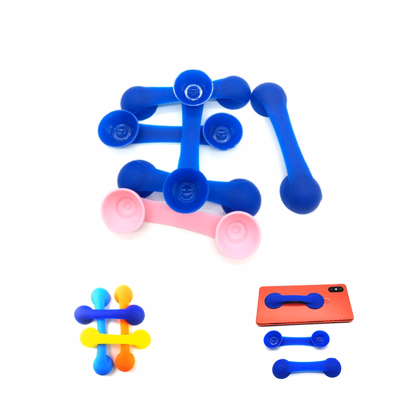 Silicone double suction cup mobile phone holder