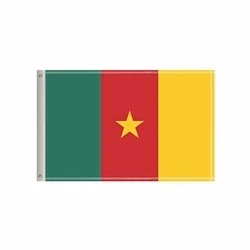 National Flag, Cameroon, Double-Sided - 60"W x 36"H