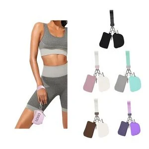 Mini Zip Around Wristlet keychain Wallet 1