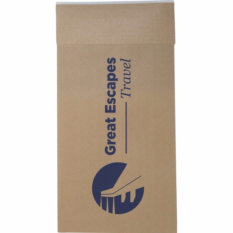 One Color Dura-Bag Expandable Natural Paper Mailer (8.5" W x 14.5" H x 3.25" D)