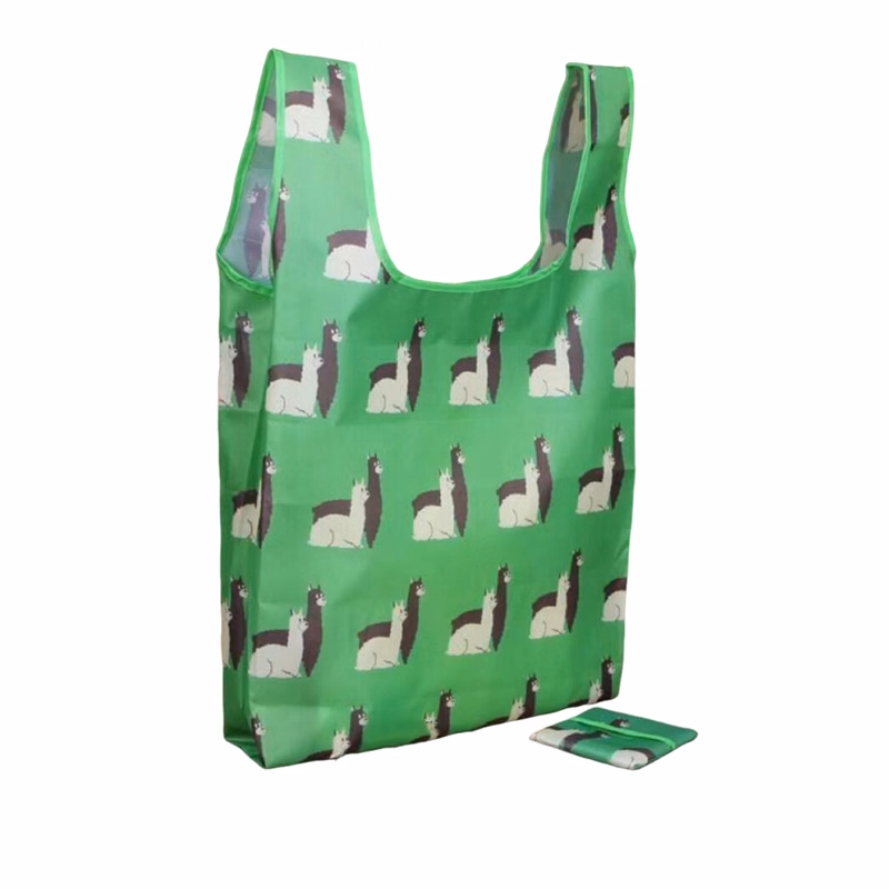 210D Polyester Foldable and Reusable Tote Bag