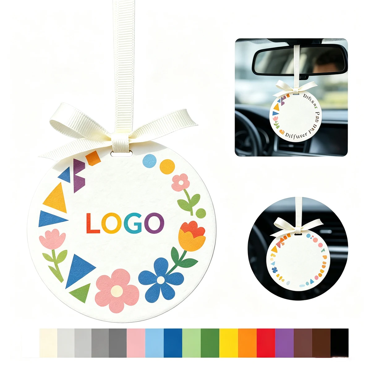 Round Custom Scent Air Freshener 1