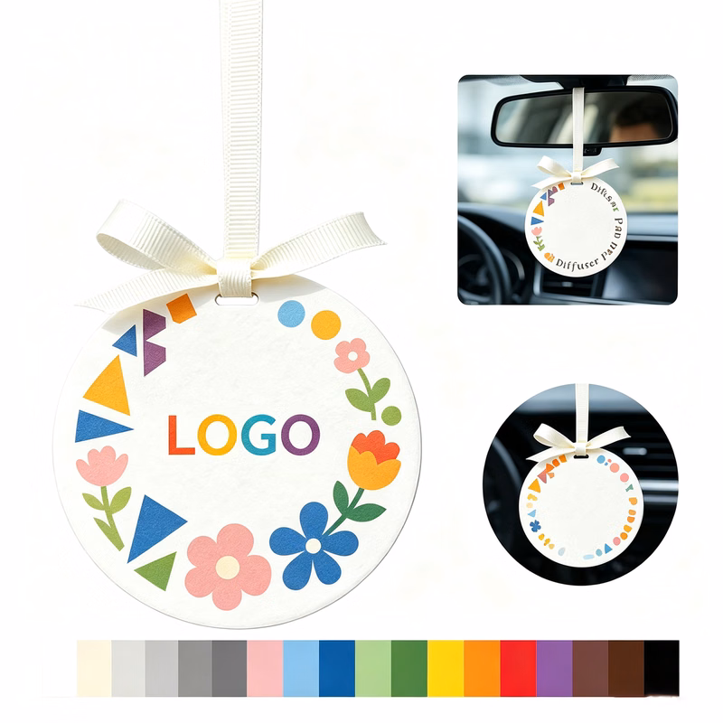Round Custom Scent Air Freshener