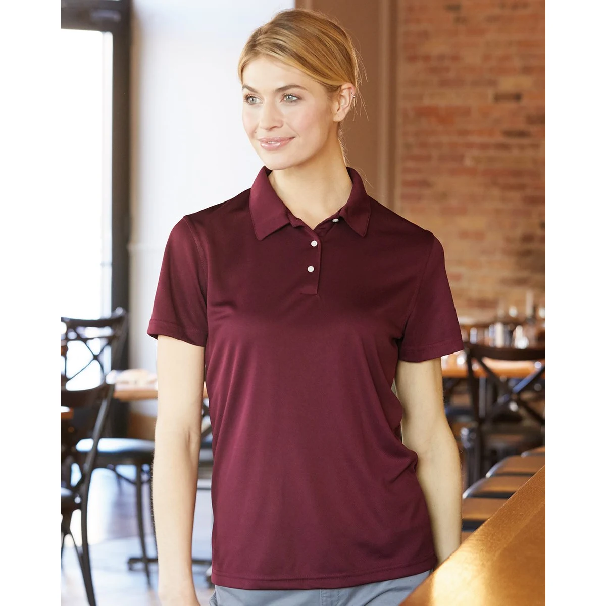 Women's Moisture Free Mesh Polo - 5469 1