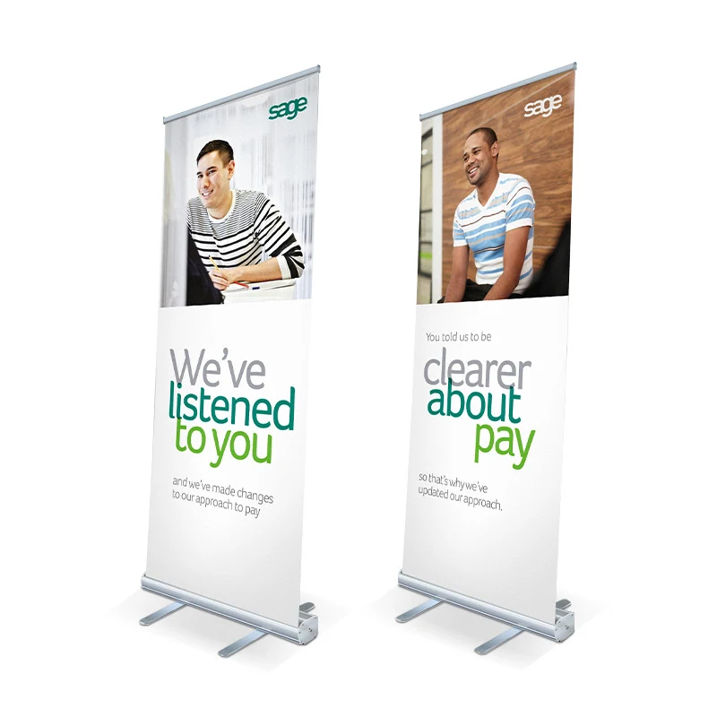 Retractable Roll-up Banner with Stand 1