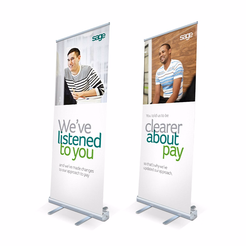 Retractable Roll-up Banner with Stand