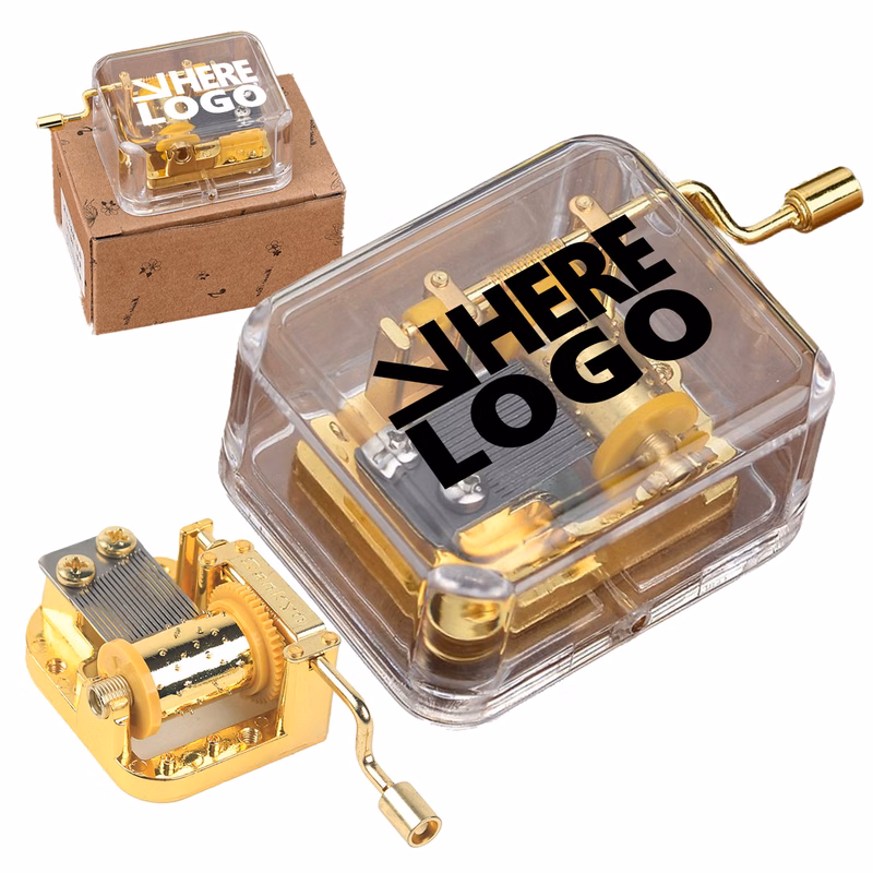 MOQ 10 Transparent Music Box