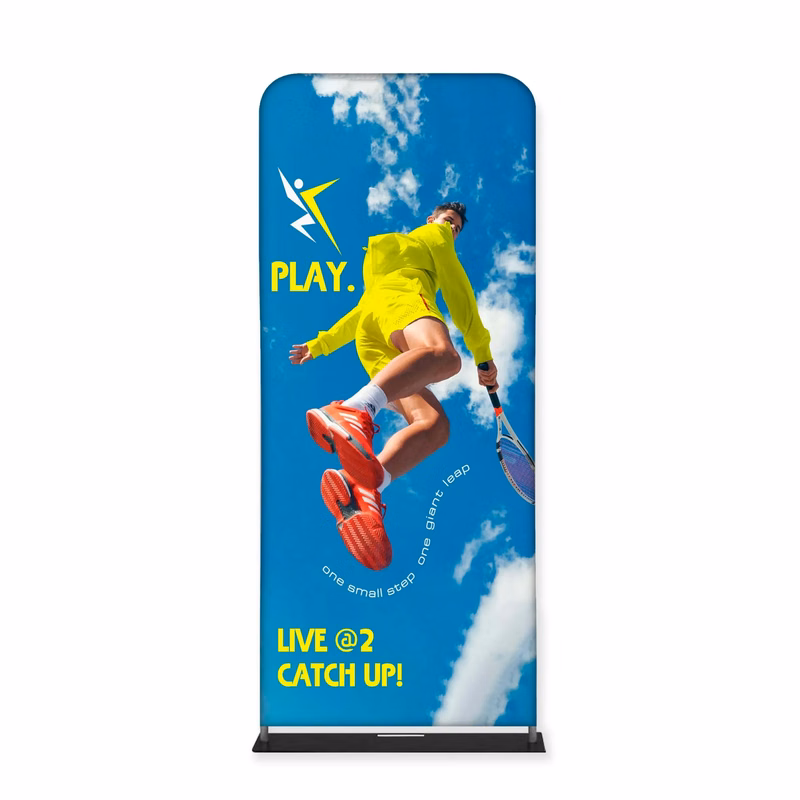 Tube Banner, Double Sided Digitally Printed - 7.5'x3'