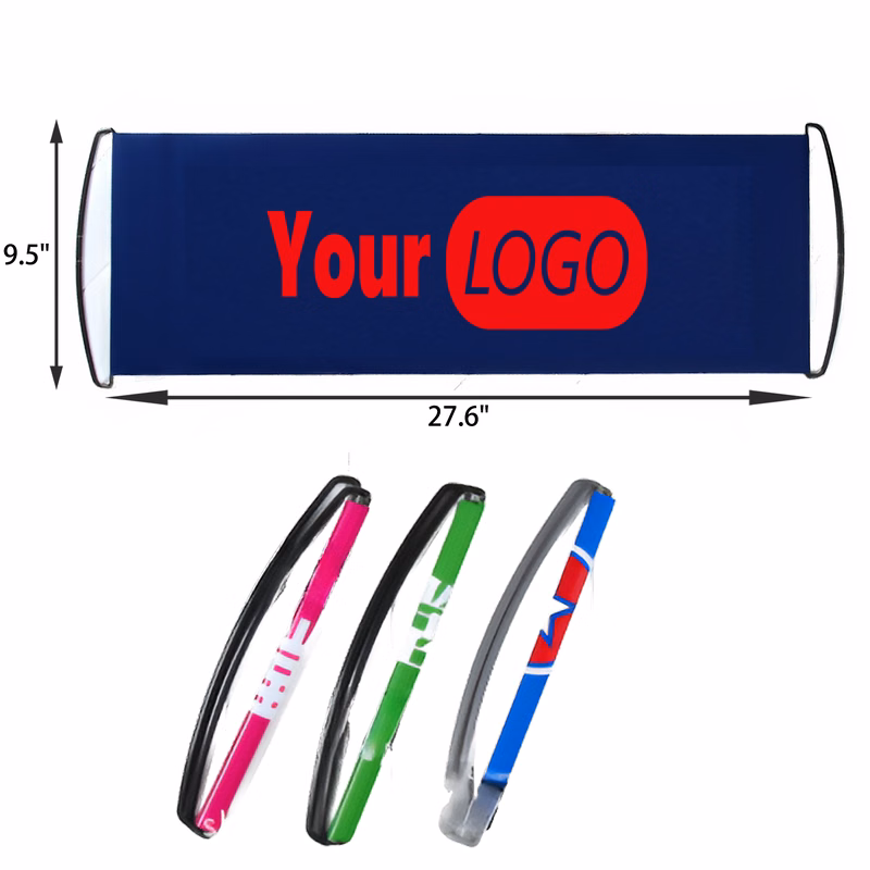 MOQ 50 PCS Professional Custom Retractable Handheld Banner