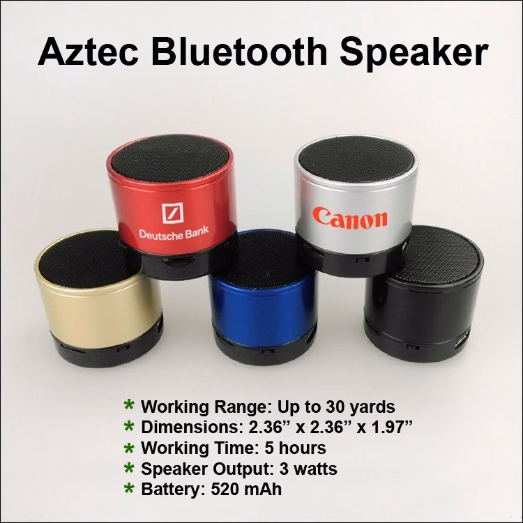 Aztec Metal Bluetooth Speaker