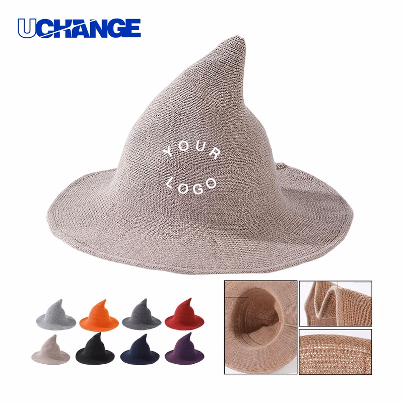 Polyester Witch Hat Headwear for Festivals