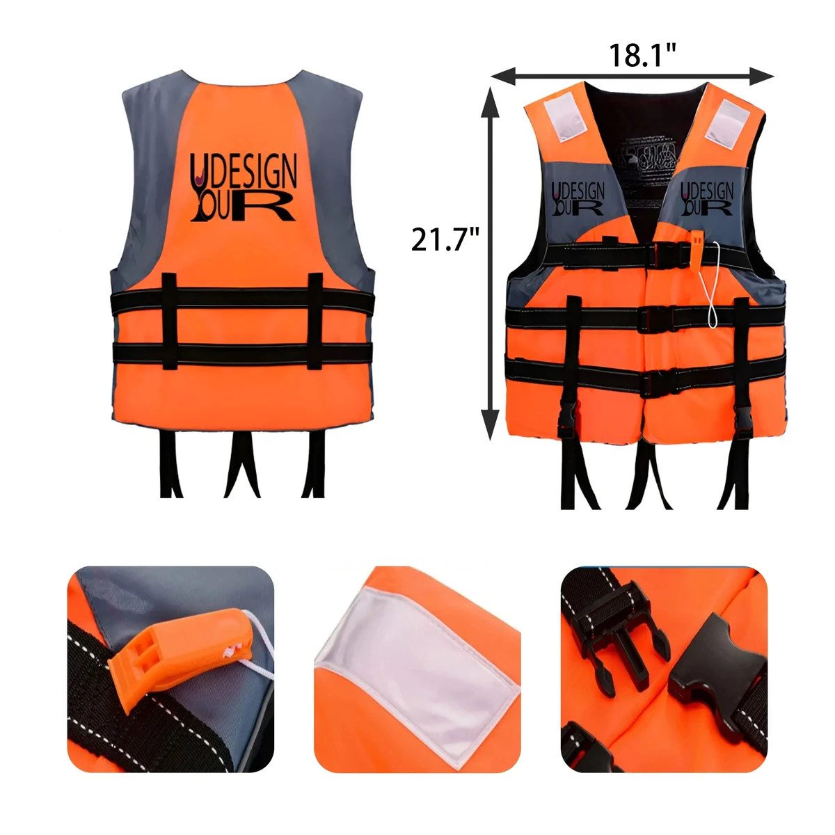 MOQ 30 PCS Water Safety Rescue Vest 1