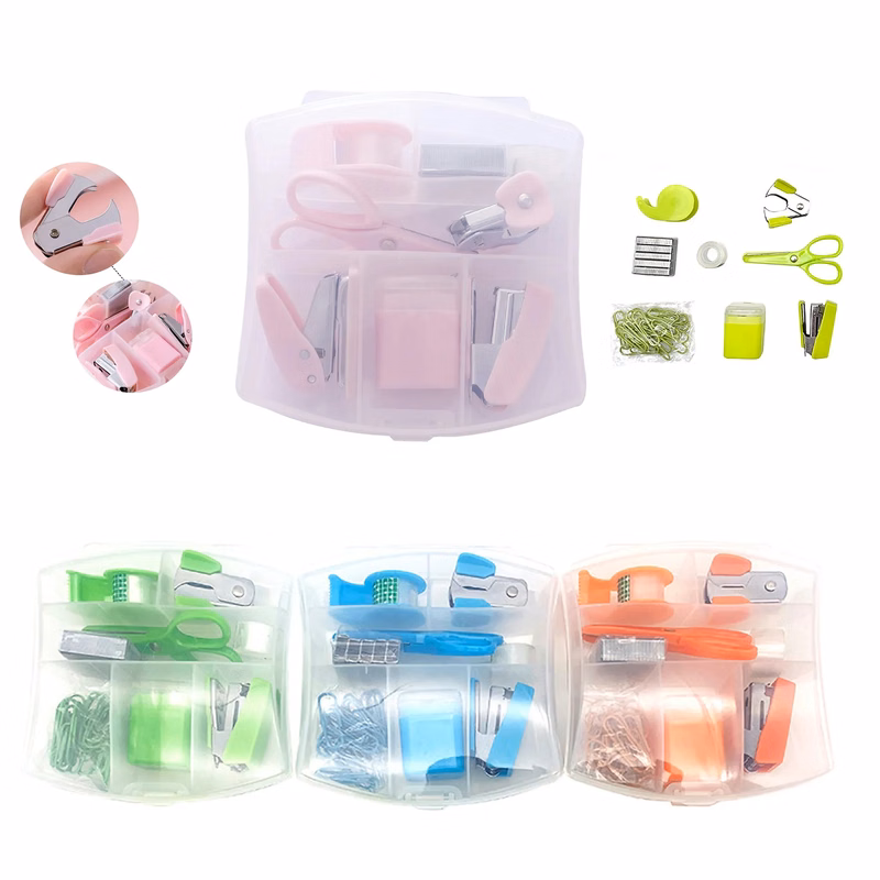 Portable 8Pcs Stationery Kit For Office