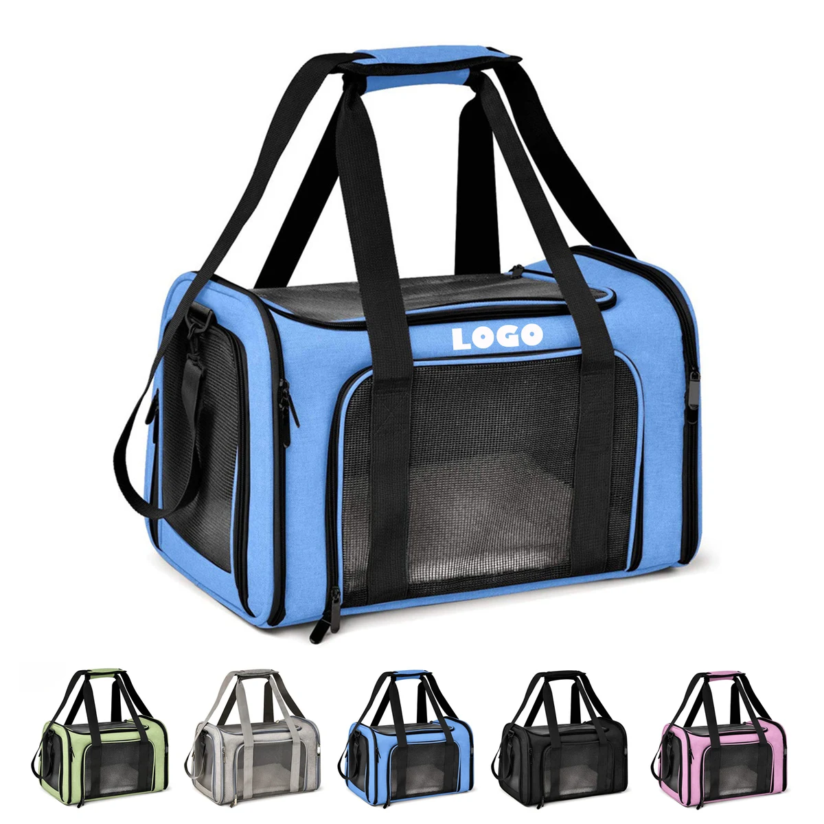 Airplane Approved Mesh Window Pet Carrier 1