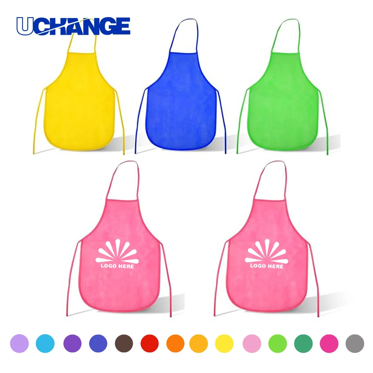 Non-Woven Children Artist Apron Protective Wear 1